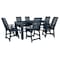 Highwood Usa Weatherly 7pc Rectangular Counter Height Outdoor Patio Furniture Dining Set 84 x 42 AD-ST7WL2CO5BA-FBE - alternate 1
